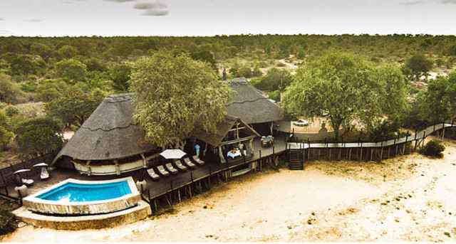 Kambaku River Sands Lodge Luftbild