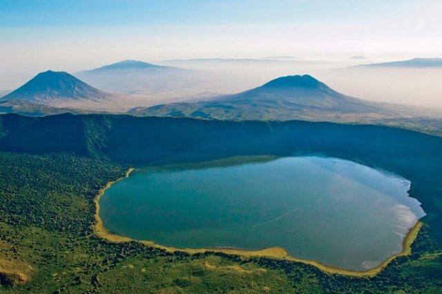 Ngorongoro Krater Luftaufnahme